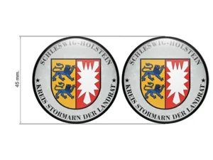 Klebemarke TÜV Kreis Stormarn Der Landrat Nummernschild plakette